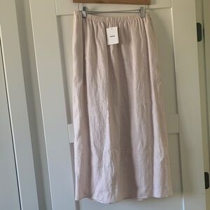 XiRENA Women's Linen Midi Skirt